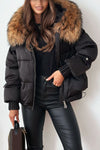 Women's Casual Hooded Thick Coat