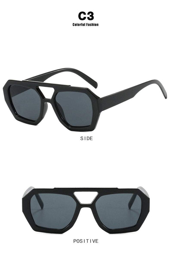 Women's Retro Personalized Irregular Sunglasses