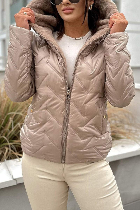 Women's Casual Hooded Thick Coat