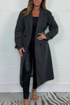 Women's Oversize Wool Look Belted Longline Coat