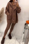 Women's casual sports solid color three-piece suit