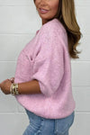 Women's Super Soft Chunky Knit Gold Button Cardigan