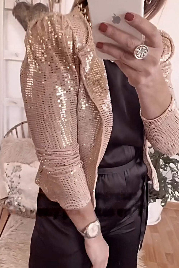 Women's Fashion Sequined Jacket