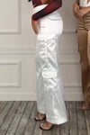 Women's Cool Satin Cargo Bag Pants