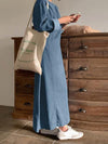 Women's Casual Long Sleeve Denim Dress