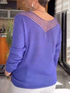 Women's V-neck Comfortable Knitted Top