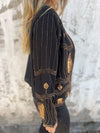 Women's Rhinestone Long-sleeved Cardigan