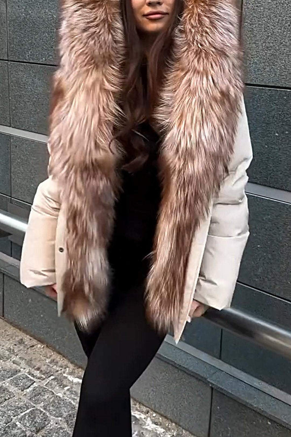 Women's Furry Down Jacket