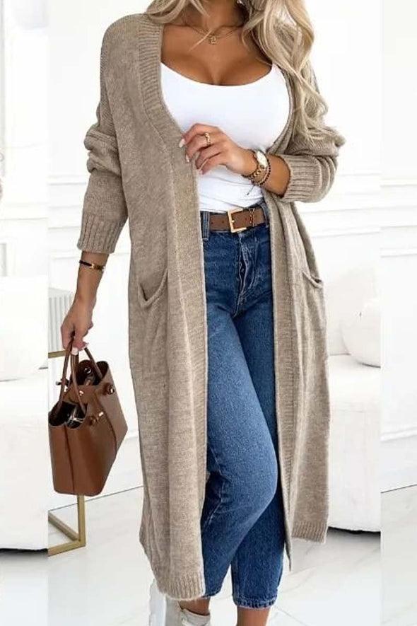 Women's casual loose knitted cardigan