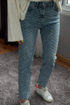 Women's Fashion Twill Rhinestone Pencil Jeans