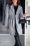 Women's Casual Solid Color Lapel Jacket