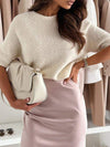 Women's Round Neck Knitted Top