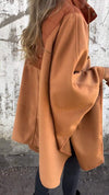 Women's Hooded Long-sleeved Casual Cape Top