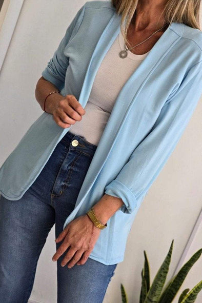 Women's Casual Solid Color Suit Jacket