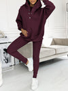 (S-5XL) Plus Size Hooded Casual and Comfortable Sweatshirt Two-piece Suit