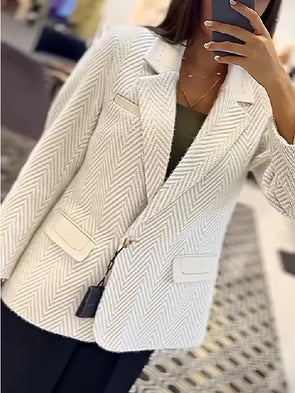 Women's Lapel Elegant Casual Suit Jacket