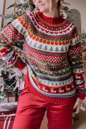 Christmas Long Sleeve Casual Sweater