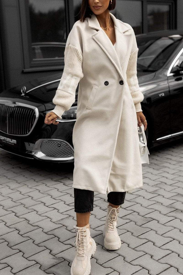 Women's Casual Lapel Long Trench Coat