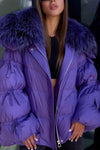 Women's Furry Down Jacket