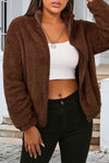 Women's Casual Plush Loose Warm Long-sleeved Cardigan Jacket