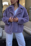 Women's Casual Lapel Plush Coat