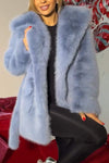 Women's Casual Hooded Plush Faux Fur Winter Coat