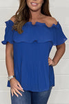 Pleated Frill Top