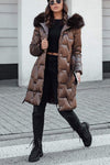 Women's Casual Hooded Long Coat