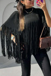 Women's Fringed Sweater Top