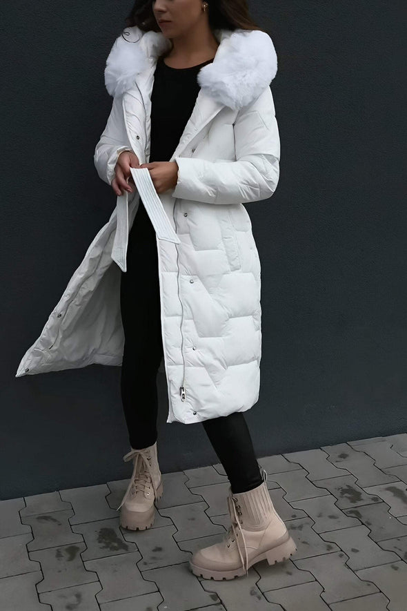 Women's Casual Hooded Long Coat