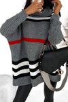 Casual Striped Long Sleeve Pullover Sweater