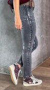 Women's Casual Tight Silver Jeans