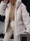 Women's Lapel Long Sleeve Fur Coat