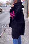 Women's Casual Hooded Mid-length Coat