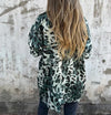 Lapel Single-breasted Leopard Print Long-sleeved Casual Blazer