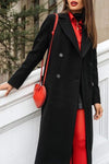 Women's Casual Lapel Long Trench Coat