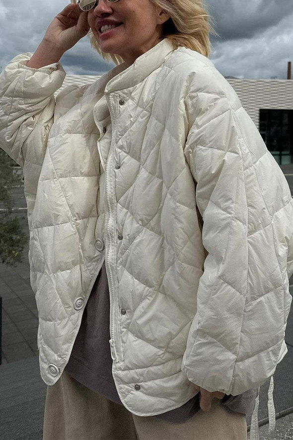 Women's Casual Single-breasted Autumn and Winter Coat