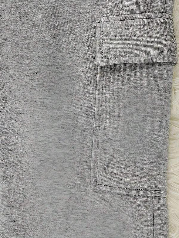 Women's Side Pocket Stacked Sweatpants