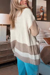 Women's Colorblock Knit Cardigan