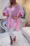 Women's Cool Rhinestone Button-Down Shirt