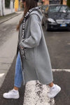 Women's Casual Hooded Long Coat