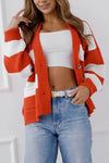 Women's Striped Casual Knit Sweater