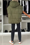 Women's Multi-color V-neck Solid Color Casual Vest Coat