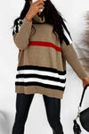 Casual Striped Long Sleeve Pullover Sweater