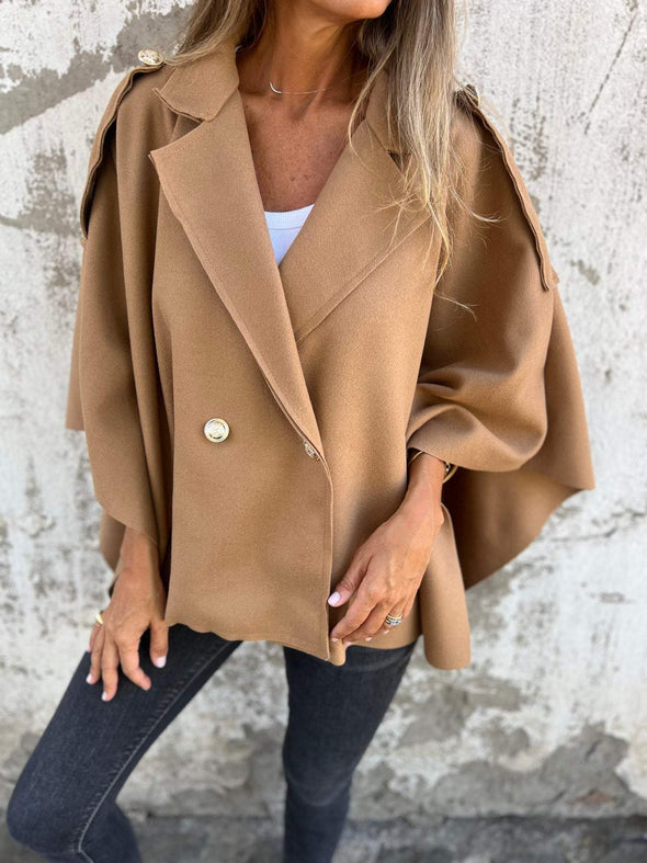 Casual Lapel One-piece Sleeve Jacket