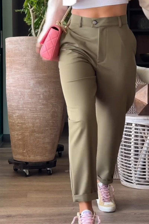 Women's Casual Nine-point Suit Pants