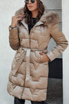 Women's Casual Hooded Long Coat