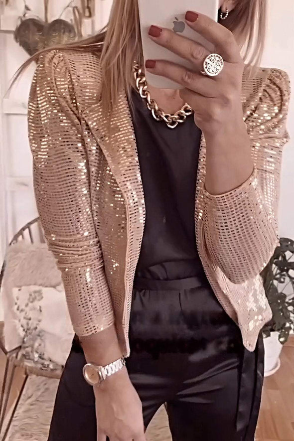 Women's Fashion Sequined Jacket