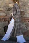 women's fashion plaid coat