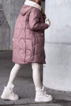 Women's Winter Spring Zipper Hooded Warm Coat